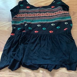 Native / Boho Crop top